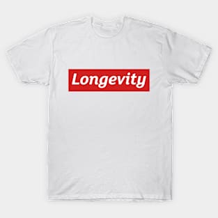 Longevity Red Box - Life Extension Design T-Shirt